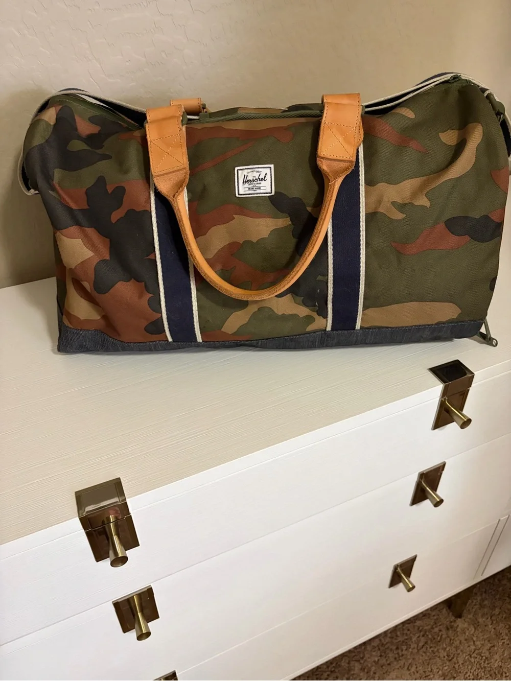 ✈️Unisex Herschel Supply Co. Camouflage Travel Duffel Carry On Weekend bag ✈️